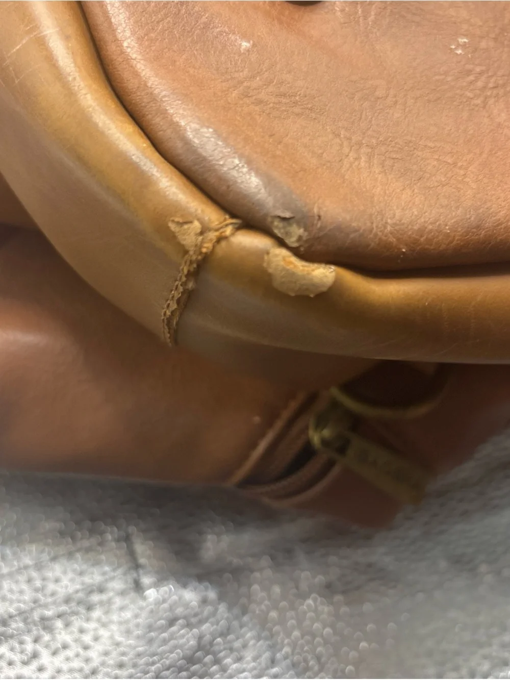 Men's Brown Leather-Style Duffel Bag – Weekend Travel Bag
